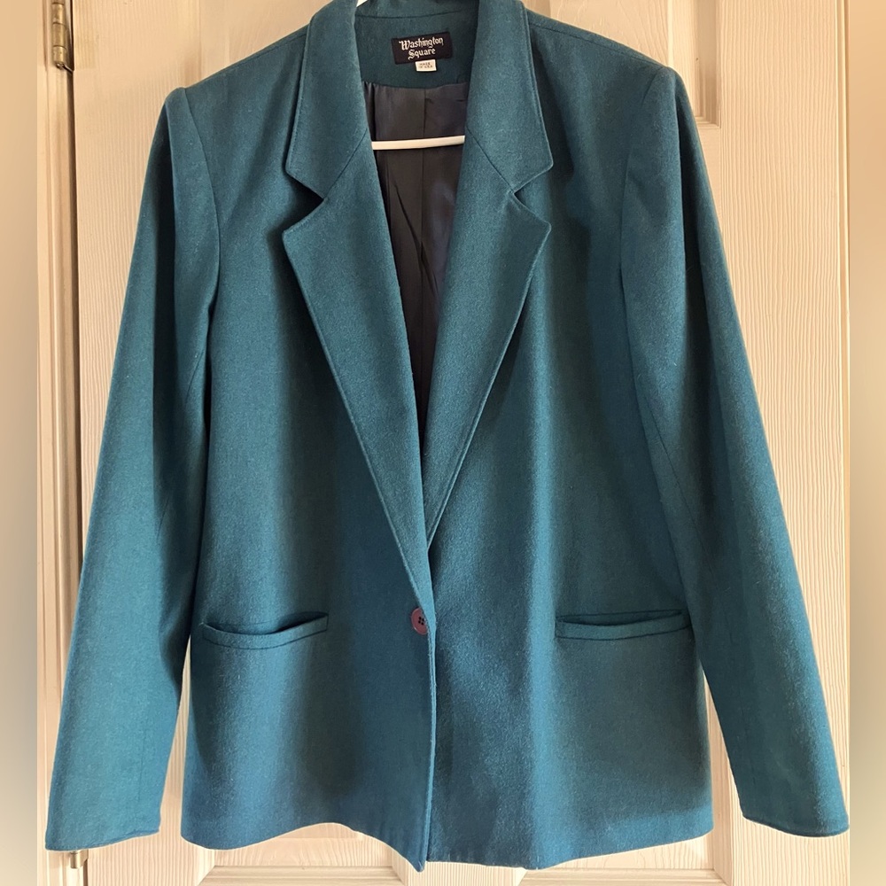 Vintage Turquoise Blazer